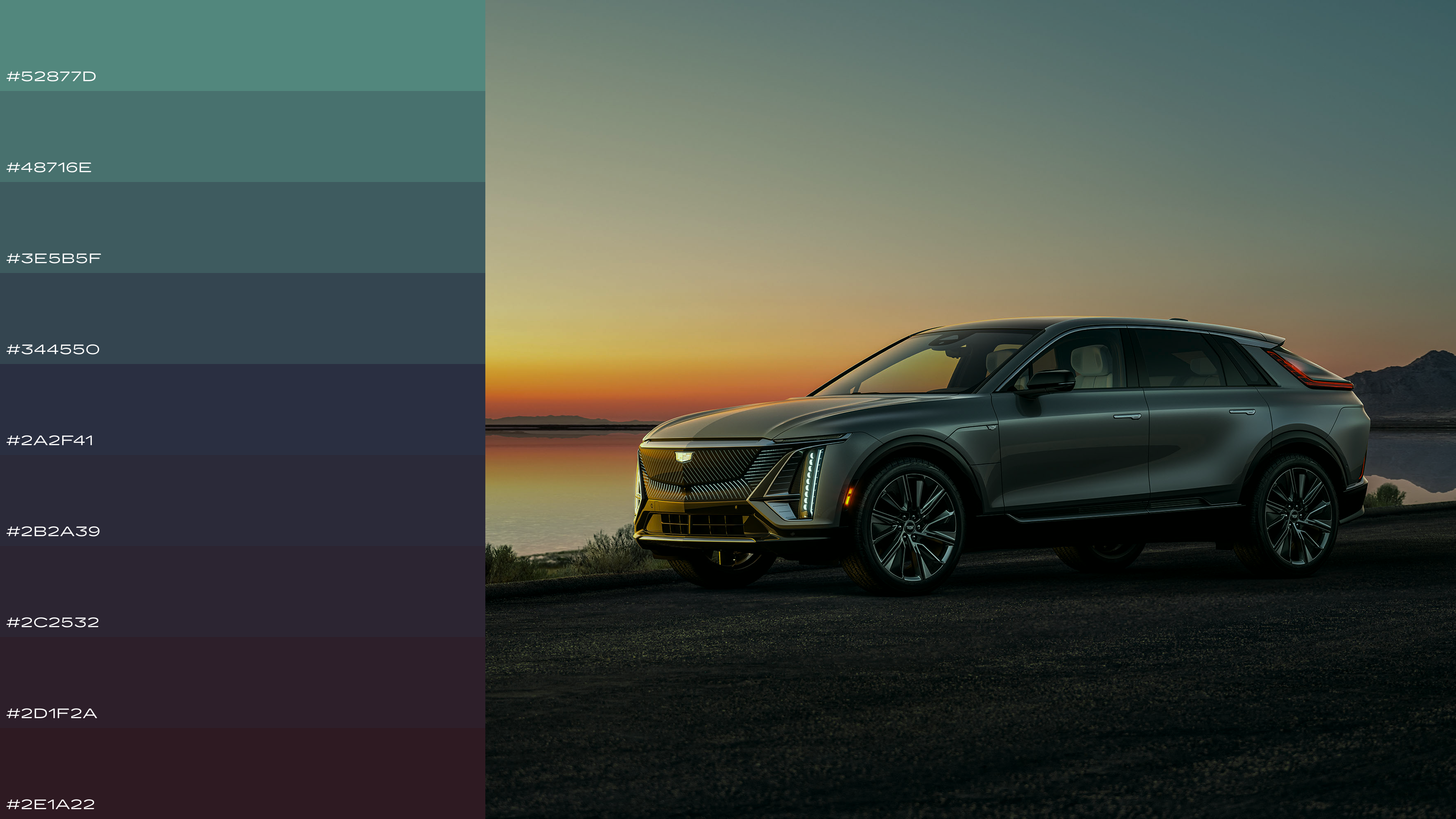 Cadillac dusk color panel